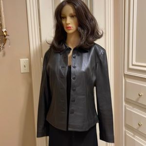 Vintage leather jacket size M